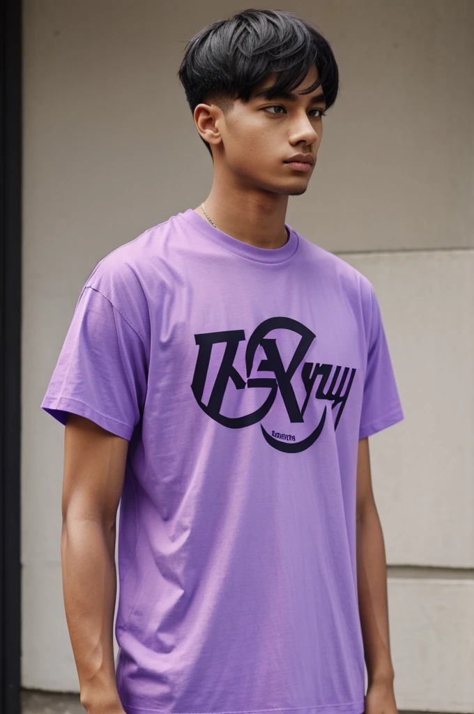 T shirt colour violet sponsored by stussy and make any design the name t-shirt is kaprime 