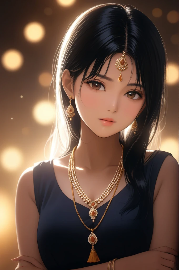 best quality, masterpiece, highres, 1girl, Indian dress,hair ornament,necklace, jewelry,Beautiful face,upon_body, tyndall effect,photorealistic, dark studio, rim lighting, two tone lighting,(high detailed skin:1.2), 8k uhd, dslr, soft lighting, high quality, volumetric lighting, candid, Photograph, high resolution, 4k, 8k, Bokeh