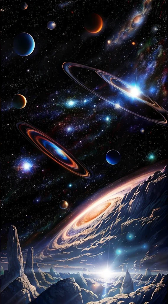 Masterpiece, best quality, High quality, very detailed Cg Unity 8K wallpaper, depth of field, HDR,,realistic,very detailed, complicated, Highly detailed, universe, space, galaxy, star, starเคราะห์, pilot, Cosmos, Heavenly, Star Cloud, Black hole, solar system, Cosmic radiation, Supernova, Deep space, astronomical objects