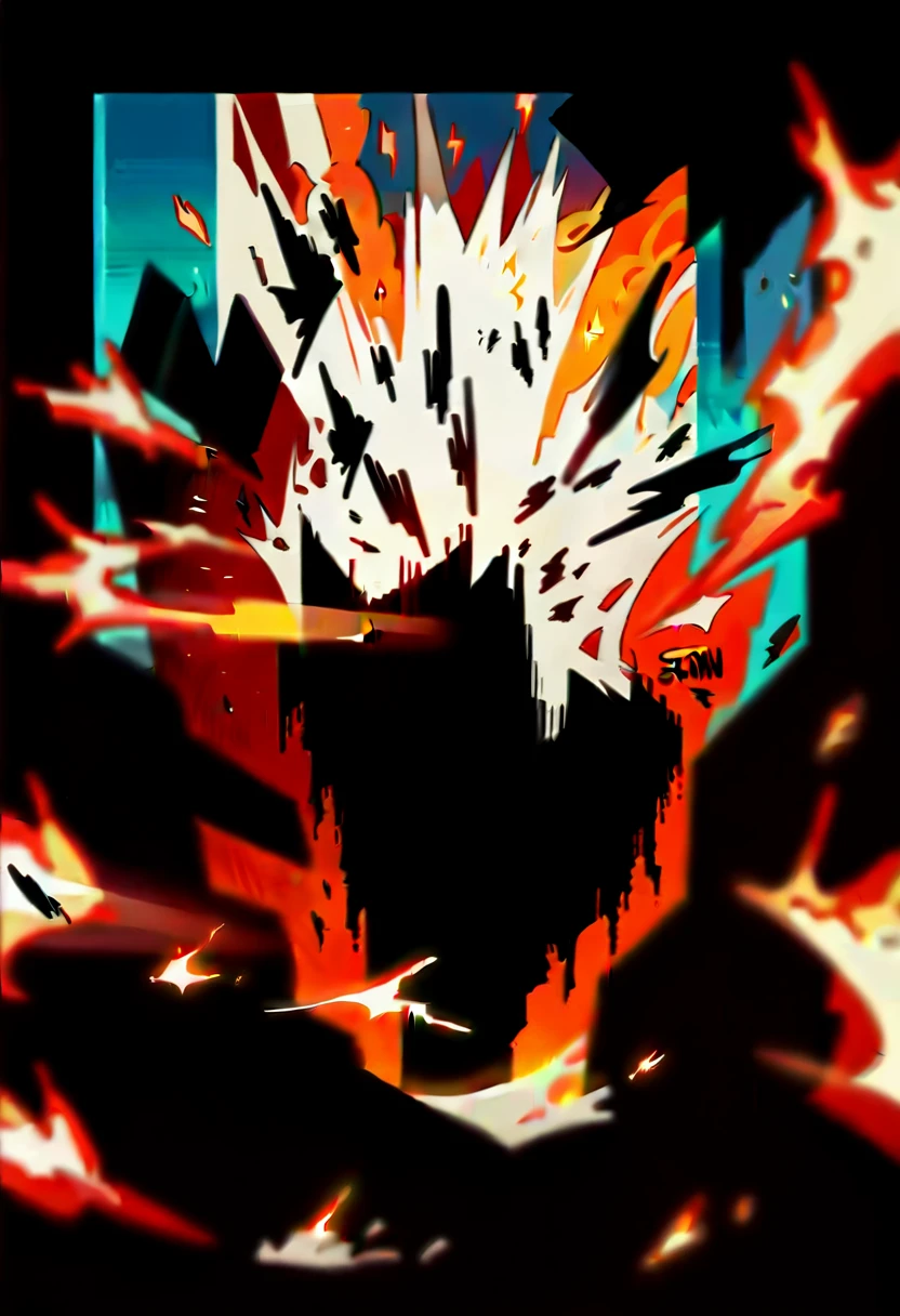 imagem de background, cinematic war scenario, sparks flying, intense light from explosions, tense and dramatic atmosphere, debris and smoke in the background, sharp details of destruction, Dramatic lighting highlighting the intensity of the explosions, warm, contrasting colors, atmosphere of action and chaos, background with realistic war elements - v 18 -- ar 9:16