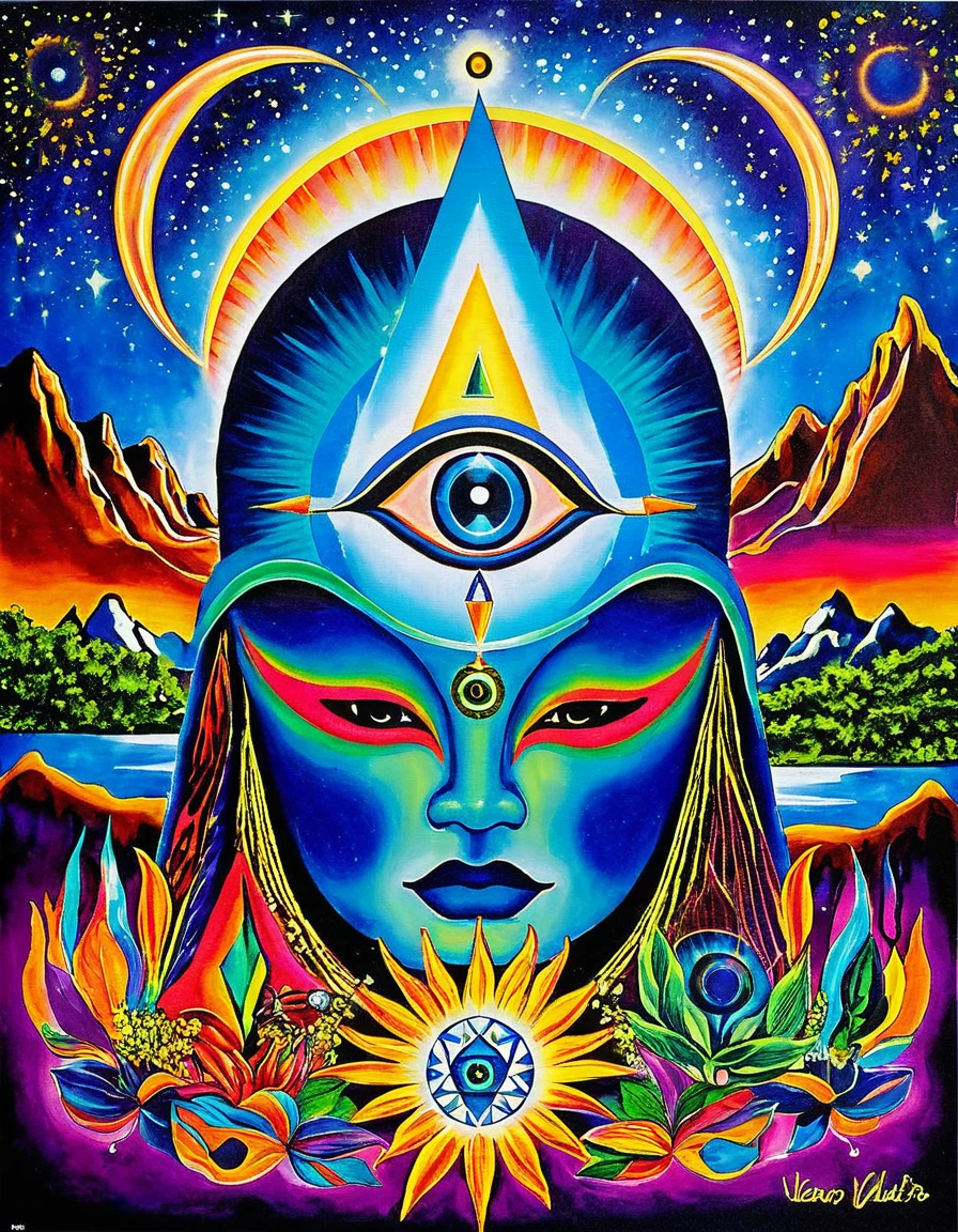 third eye  mystical valero art