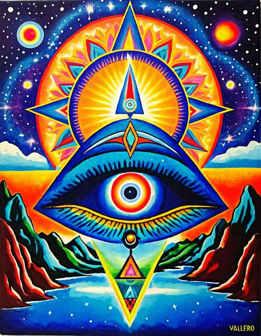 third eye  mystical valero art