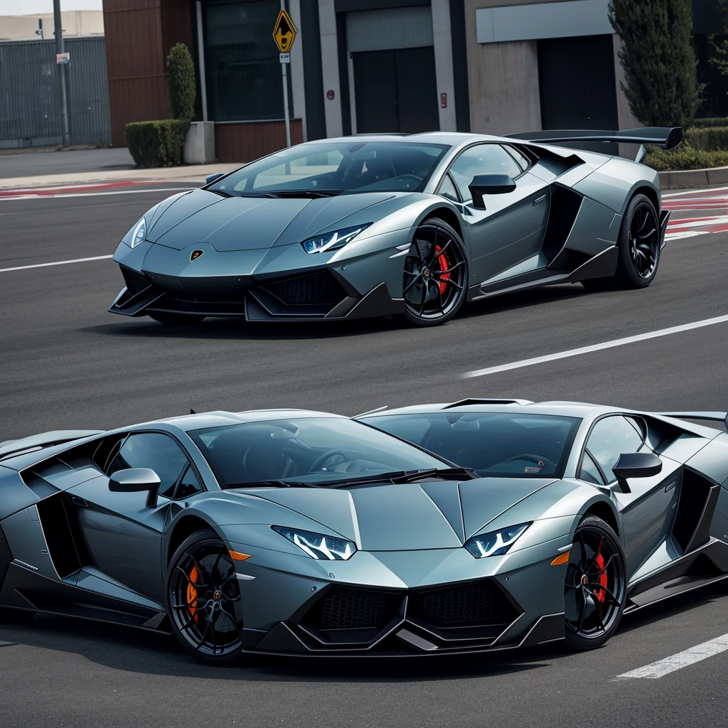 Lamborghini in the form of a girl