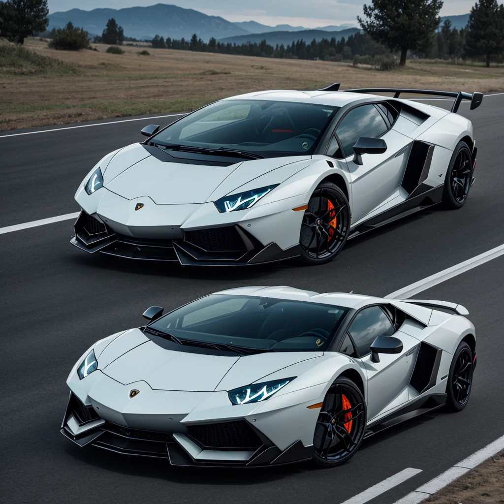 Lamborghini in the form of a girl