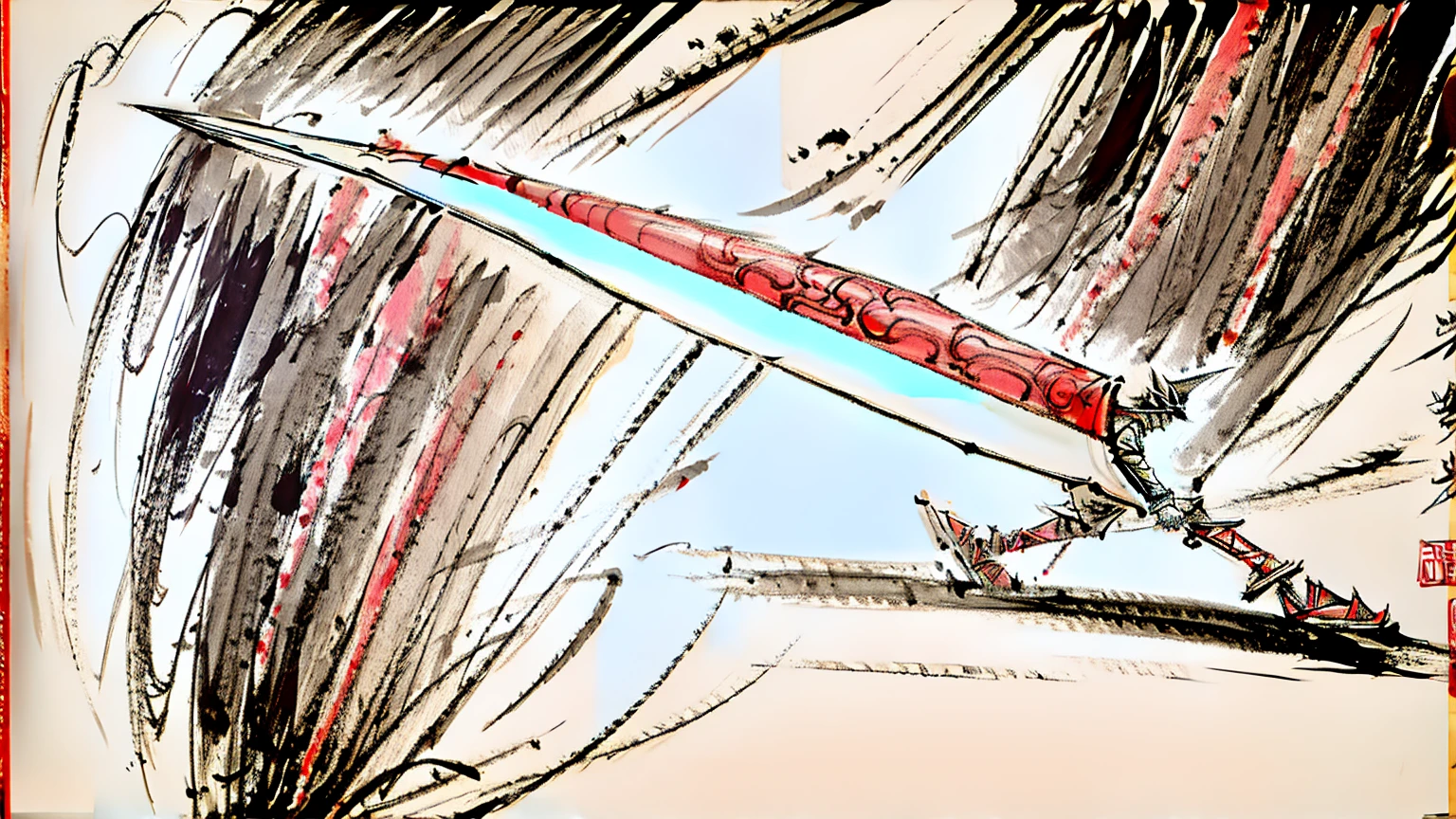 warrior,Carrying a sword,masterpiece,Highest quality,Ultra-high resolution,Very detailed,8K