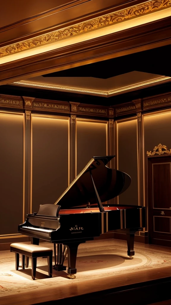 Grand piano illustration