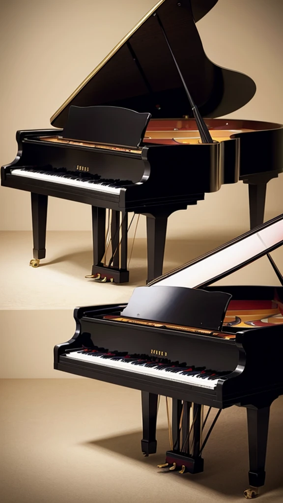 Grand piano illustration