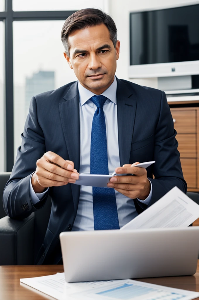 A real financial man advisor