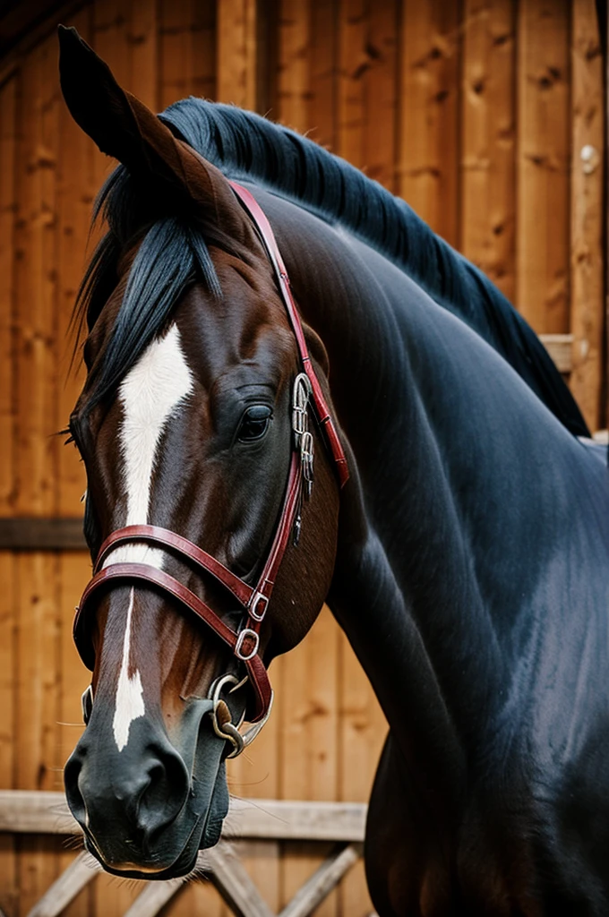 Avant-garde horses wrapped in seeing