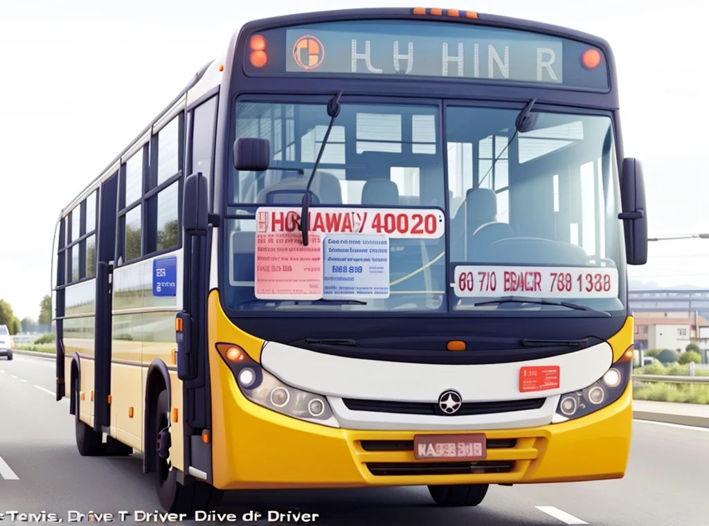 A bus on the road with the driver driving and full of passengers, and several people waiting