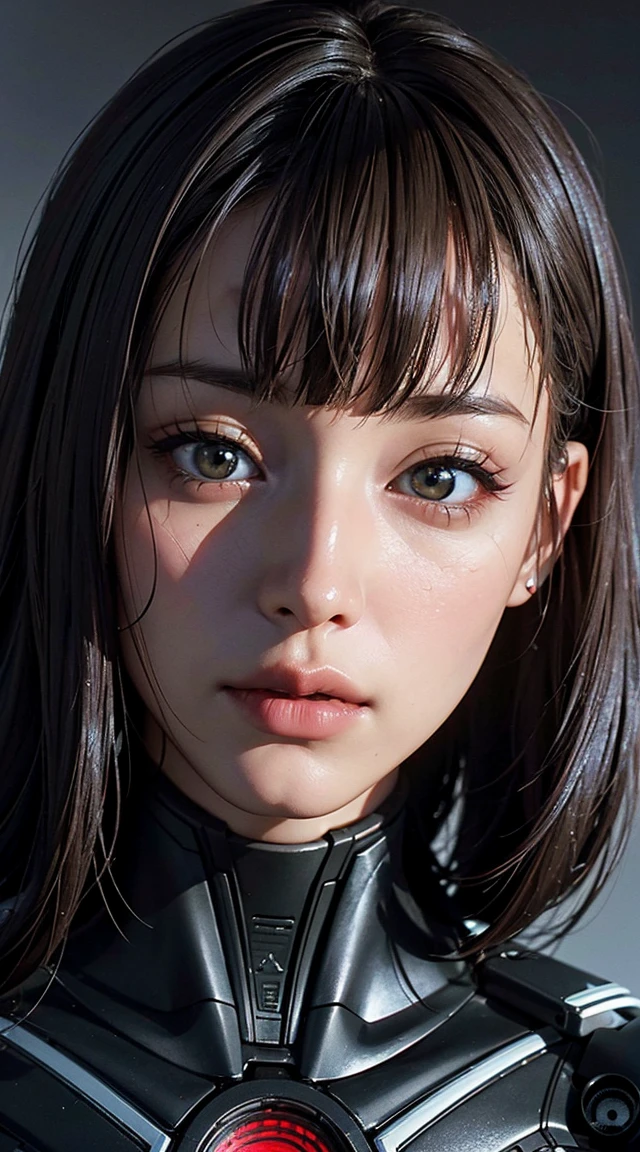 Figures with strange faces and strange heads, From the 2019 SF8K film, Alien Cyborg movie still, Alien Girl movie still, Unreal Engine : : Rave Makeup, Cyborg Goddess of Space, Love Death + robot, Sci-fi movie stills, Ash Thorpe, VFX Film Close-up