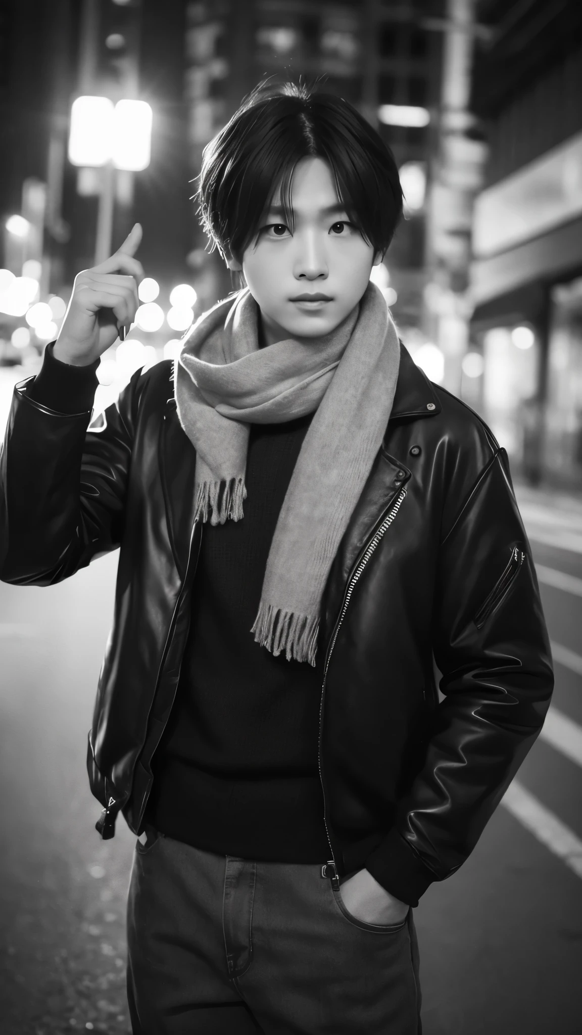 Kamen Rider W、Scarf、Simple Background、monochromatic、high resolution、Masterpiece、