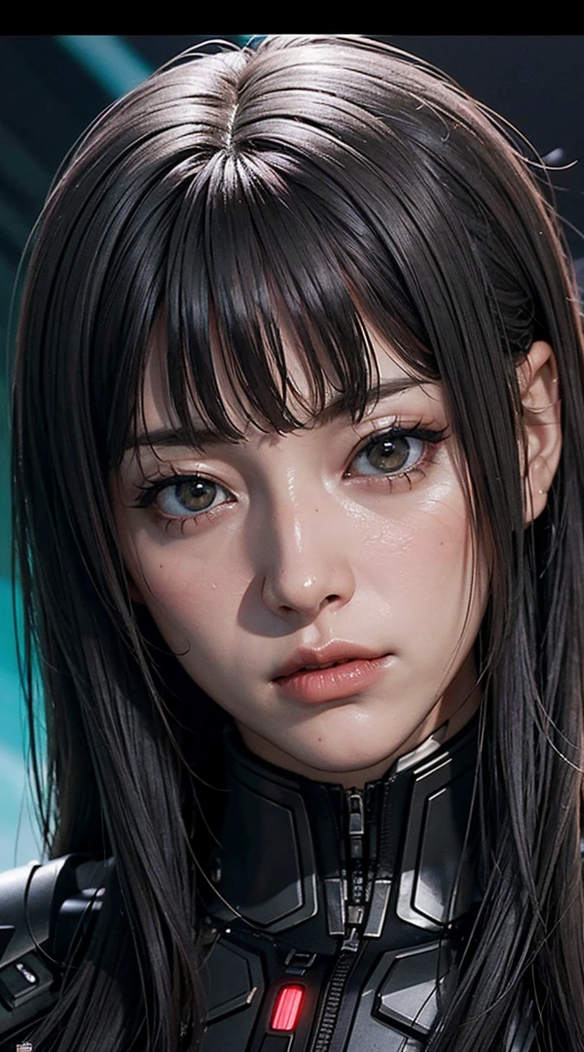 Figures with strange faces and strange heads, From the 2019 SF8K film, Alien Cyborg movie still, Alien Girl movie still, Unreal Engine : : Rave Makeup, Cyborg Goddess of Space, Love Death + robot, Sci-fi movie stills, Ash Thorpe, VFX Film