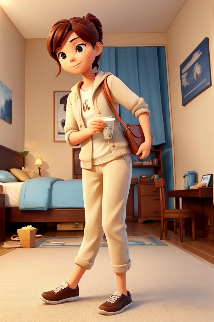 Image of person always doing the same activities when waking up from bed, have breakfast , walk ,drive , sleep .