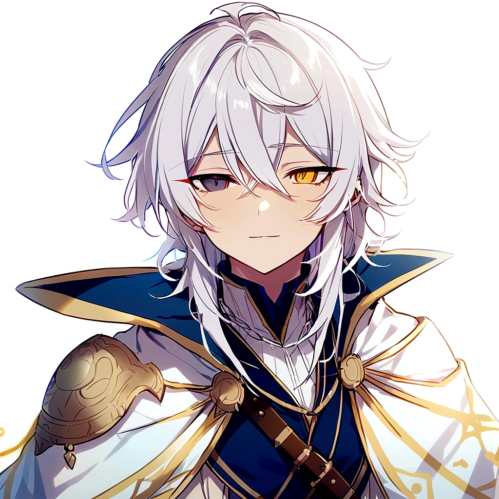 Make him have heterochromia, one of his eyes gold and the other icy blue