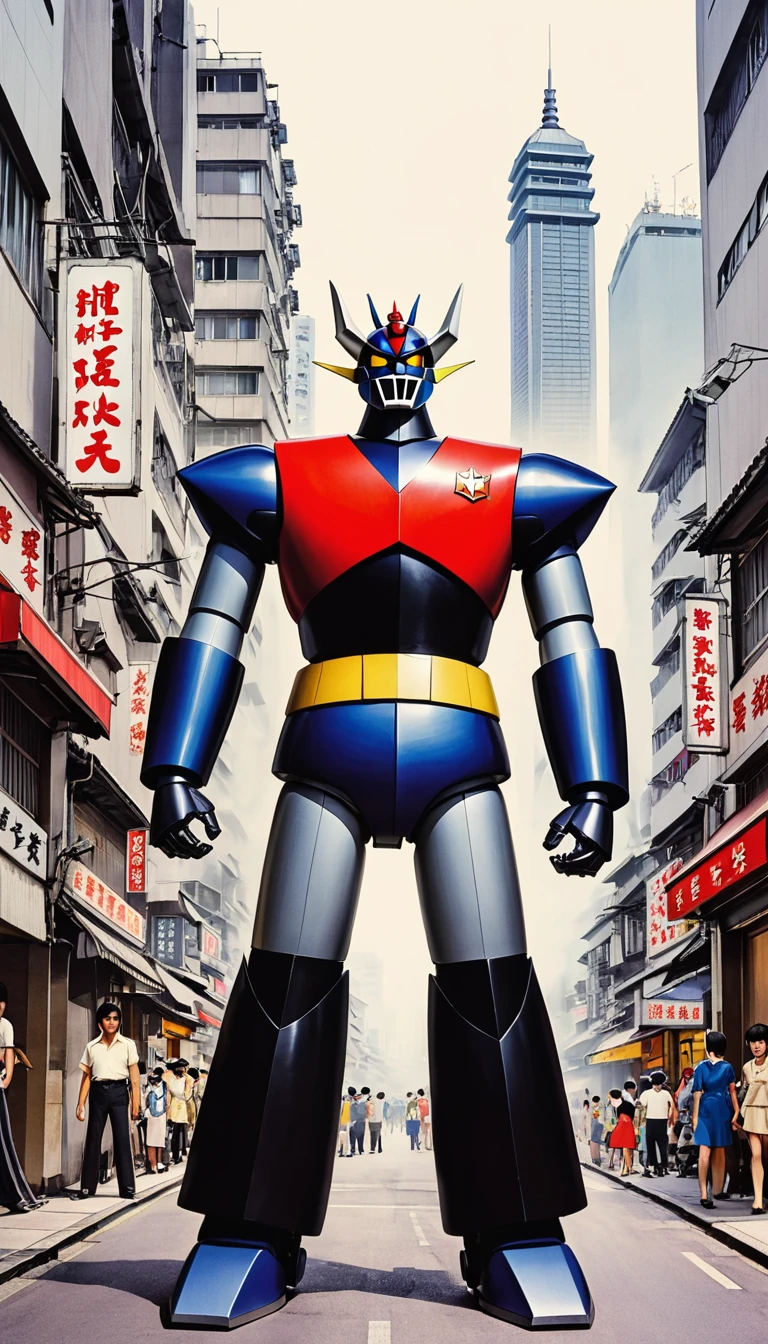 Mazinger Z、Hongkong、1970onochromatic