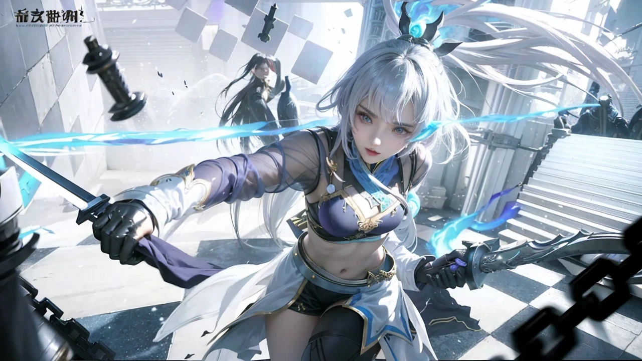 a close up of a woman with a purple and black costume, shadowbringers cinematic, 4 k detail fantasy, a beautiful fantasy empress, game cg, xianxia fantasy, xianxia hero, 2. 5 d cgi anime fantasy artwork, cinematic goddess close shot, ruan jia and artgerm, wow 4 k detail fantasy, hyperdetailed fantasy character