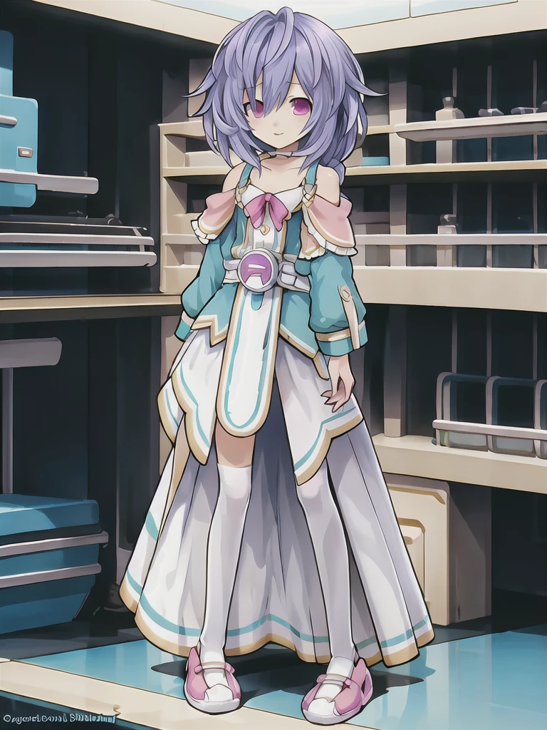 masterpiece, best quality, highly detailed, 1boy, plutia, full body art, cyberspace