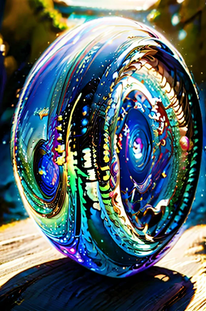 (Highest quality), (8K), (Highest quality), (live-action), (Realistic photos), summer、summerを感じる物、summerを感じる風景, blue sky, Rainbow and sunshine shining.16K, Ultra-high resolution, Shining in rainbow colors、to be born,wonderful ,future、Iridescent、The world 30 years from now。