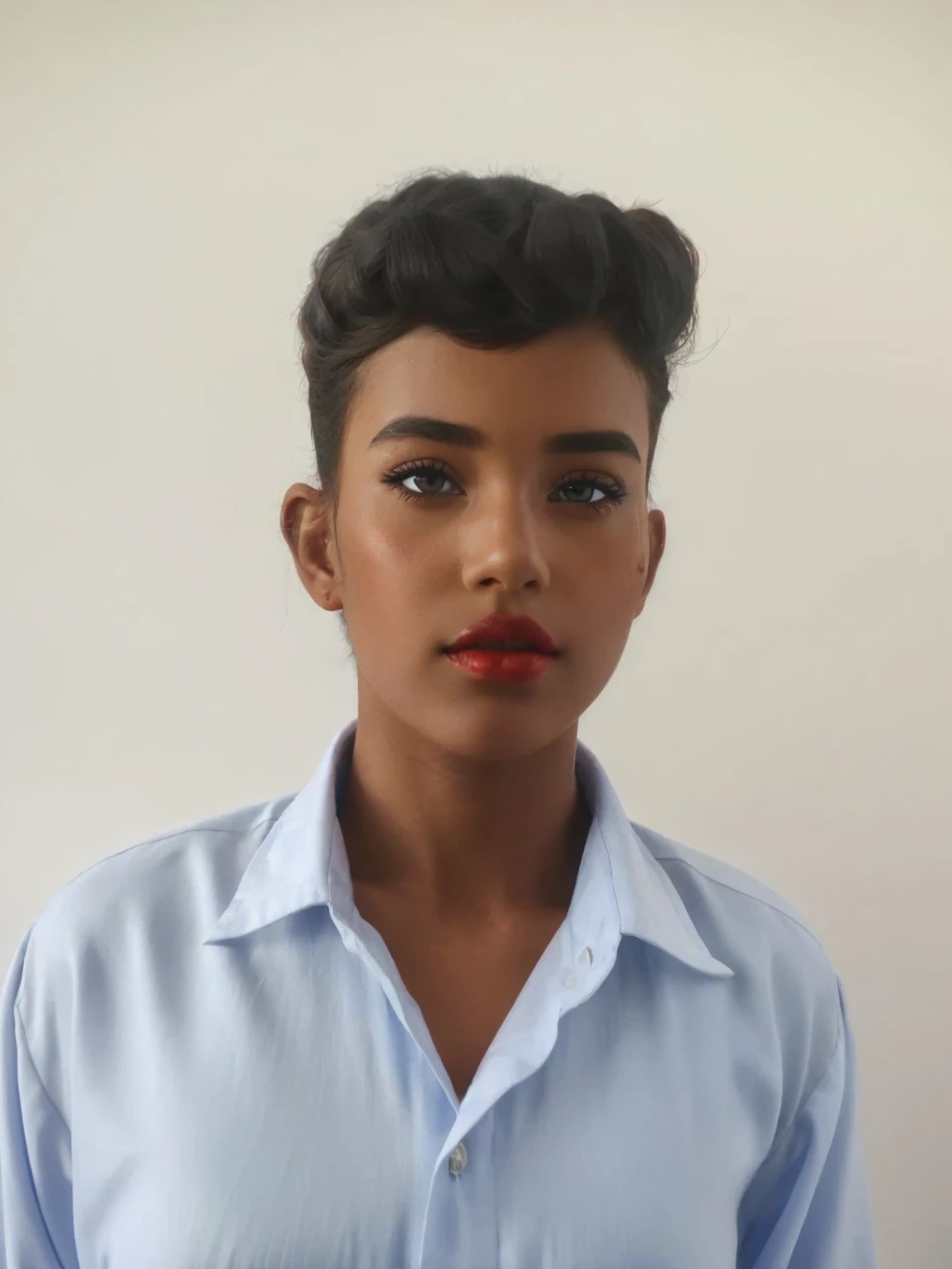 (masterpiece),(best quality:1.0), (ultra highres:1.0), detailed illustration, 8k, anime, 1girl, beautiful anime girl, wearing a red dress, flower crown, pretty face, detailed face, beautiful eyes, detailed eyes, dark red eyes, bright red lips, red lipstick, beautiful stylish hair, highlights in hair, bangs anime style, best quality, vibrant