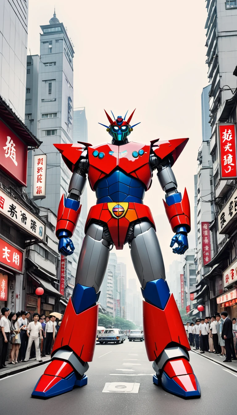 Getter Robo、Shanghai、1970onochromatic
