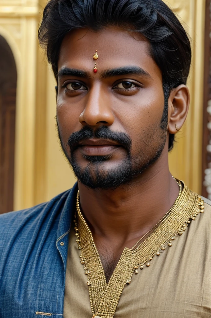 ((best quality)), ((masterpiece)), (detailed), perfect face, Tamil King