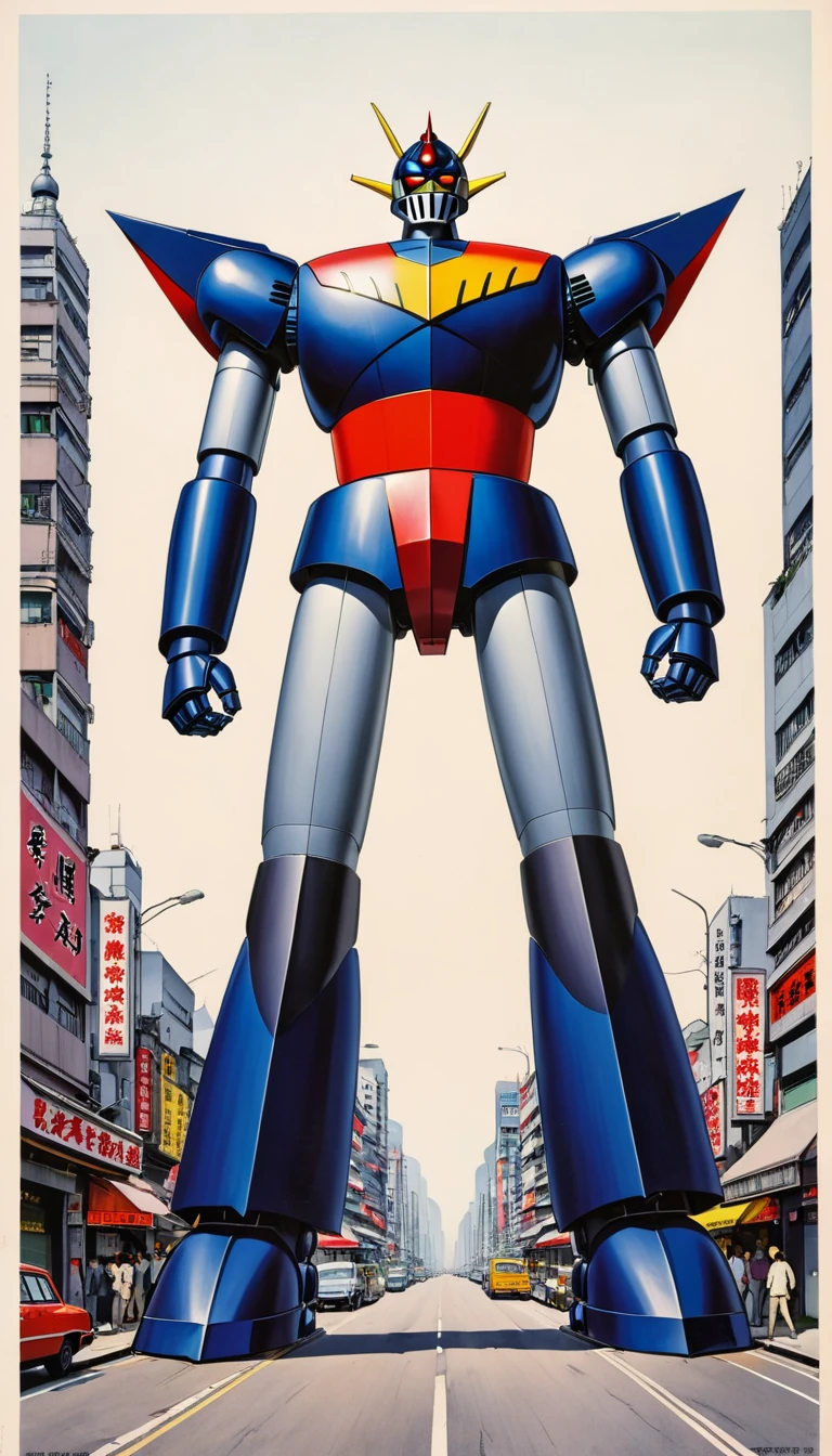 Mazinger Z design、Hongkong、1970onochromatic、Giant Robot
