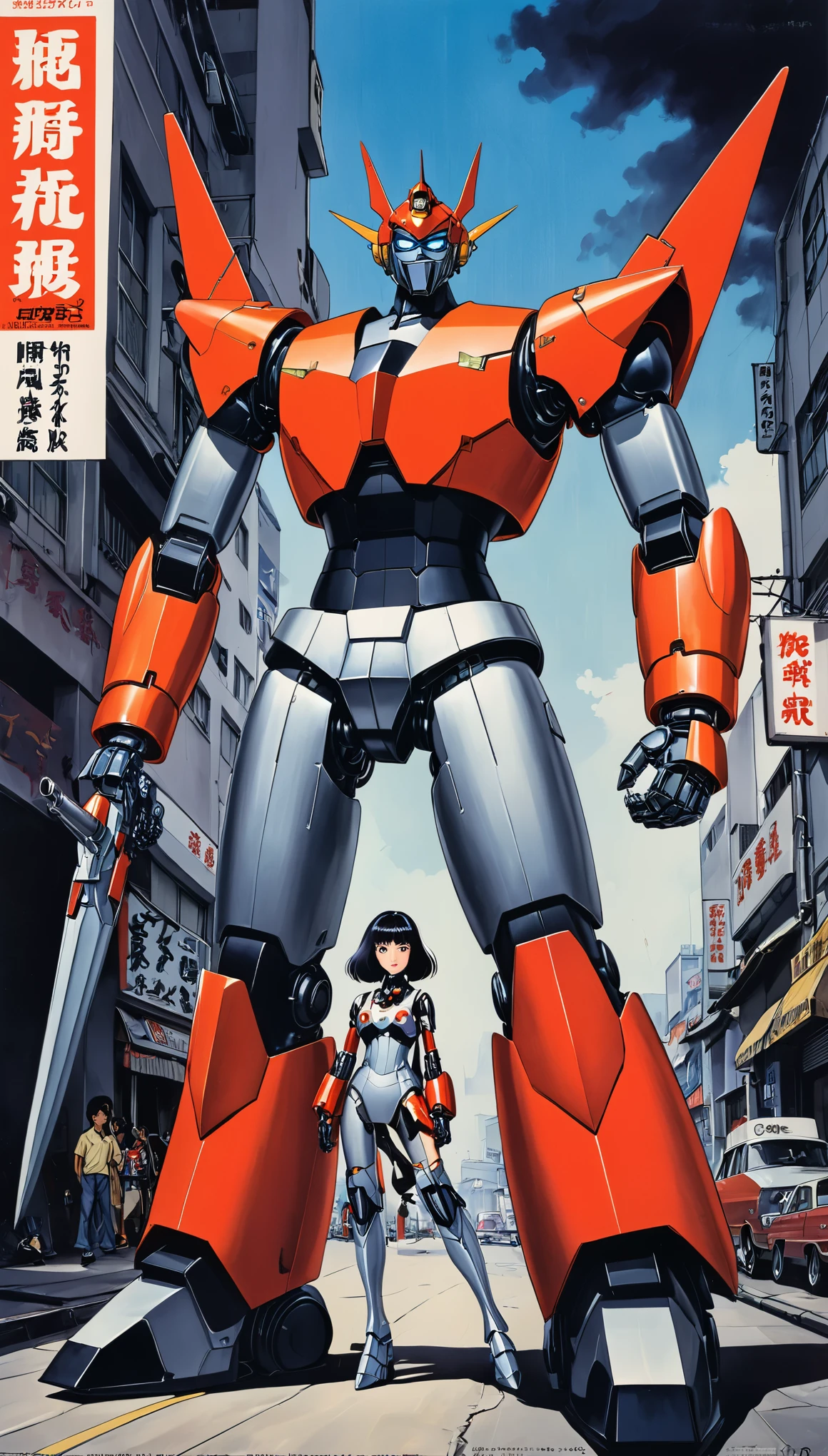 Combattler V、Taiwan、1970onochromatic、Giant Robot
