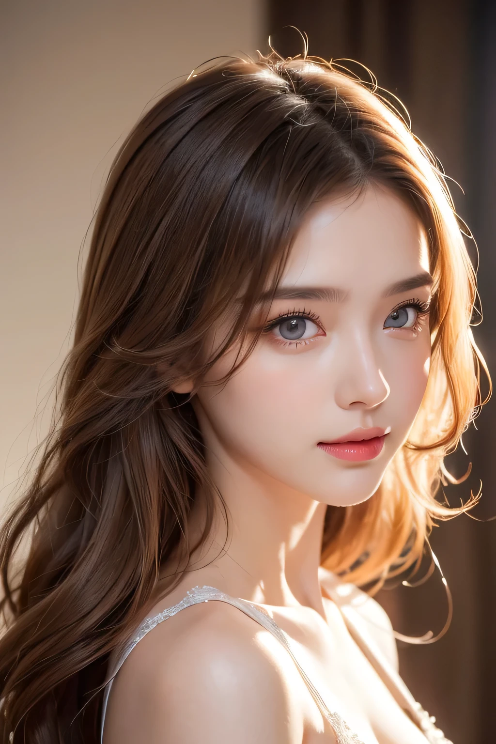 High-quality work,Realistic works,Super premium graphics,8K HD CG works,high quality graphics,High-definition and exquisite CG works,10x pixels,Ultra-fine details:1.1,Advanced technical details:1.1Realistic photo effects,Interior lighting effects:1.5,natural soft light:1.5. Light effect(Virtual light effects:1.8),ultra high resolution,shining dress,sliver long hair,silber hair,transparenthair,high detailed hair(Quality hair details:1.1)Clear eyes,Double eyelids look good,Sharp eye makeup, Create exquisite eyelash makeup, tthin eyebrows, Ultra-detailed eyes,a tall nose, lovely red lips, rosey cheeks, With delicate makeup on her face , pretty face, The face shape is perfectly proportioned,(Advanced facial details:1.1)Official art、Beautifully Aesthetic:1.2)、(1girl in)、ighly detailed、(Fractal Art:1.3)、colourfull、highestdetailed,(Poses in motion:1.4)、Detail Beautiful delicate face、Detail Beautiful delicate eyes、Very fine eye definition, (Symmetrical eyes:1.3),((Natural smile)),florals,pluma、image of goddess,Women's artwork,Dress full body video,Realism,Amazing Cleavage,My eyes are very bright today