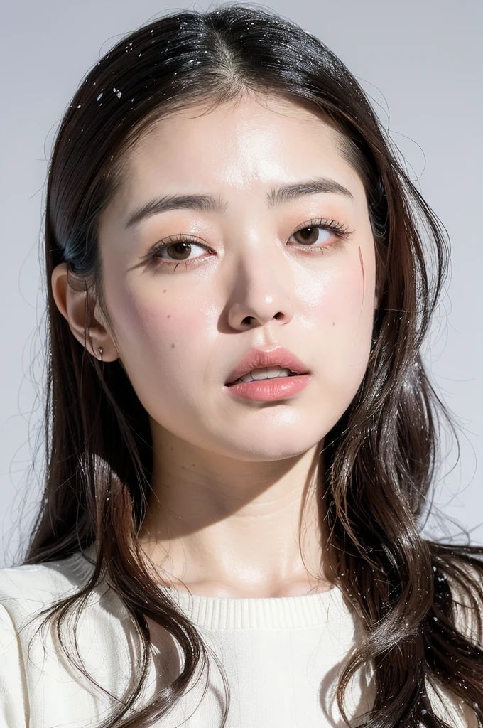 (8k, best quality, masterpiece, ultra highres:1.2) Photo of Pretty Japanese womanヘッドホン
in the (style of paul rubens and rebecca guay:1.1) (melancholy winter snow:1.4)
