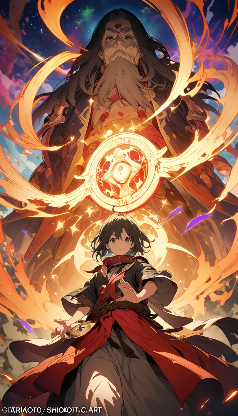 Astrologer,High Saturation,CG Art, Makoto Shinkai's photo, pure, Concept Art, Lofi Art style,Shinkai Makoto animation art style, Lofi Art, Beautiful anime scene, Anime Landscape, Detailed scenery, Makoto Shinkai's style, Makoto Shinkai's style, Enhance Details