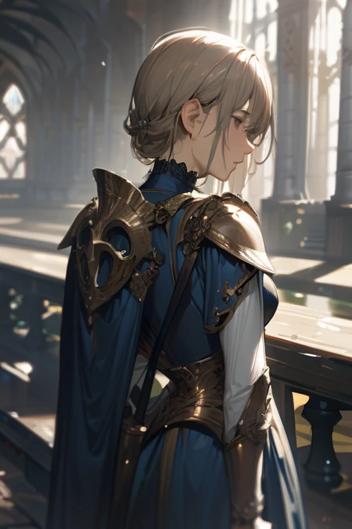 ((Best quality)), ((masterpiece)), (detailed), The female knight