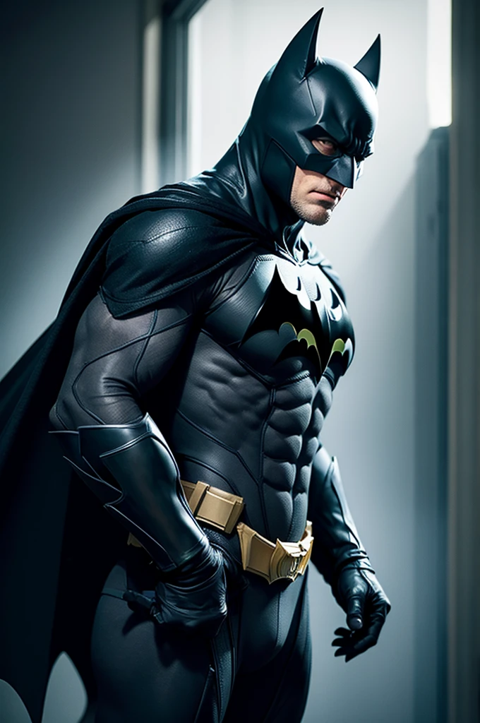Batman against hybrid beings 