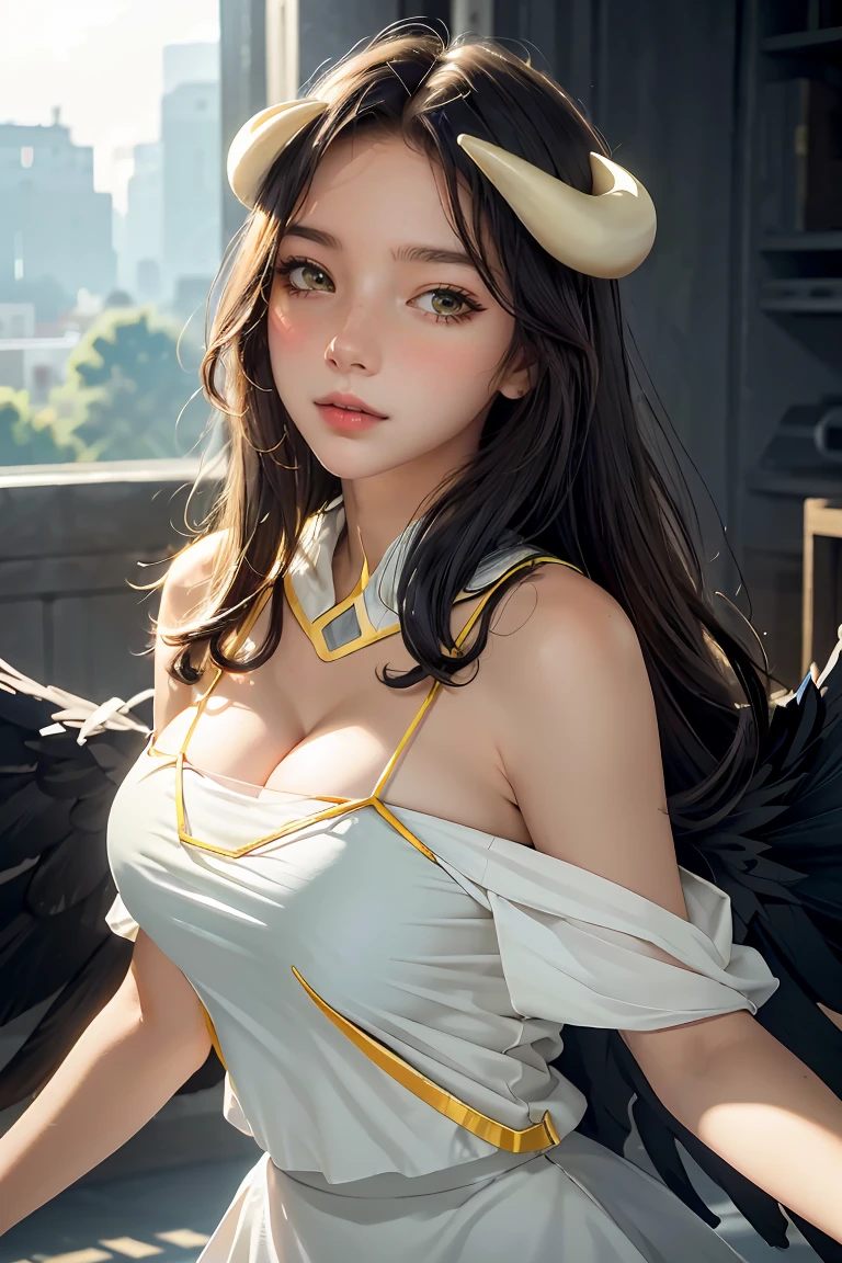 （（Top  Quality，8K，nmasterpiece：1.3）），（Complicated details），Perfect detail face，Detailed eyes，Heavily detailed，Blushlush，hair ornament，lipsticks，detailed back ground，realistic photo of，Sharp focus：1.2，Impeccable+Slim style，（（look at camera））），（（zhangzui：1.5，White teeth，A refreshing smile）），beatifull，beatifull，Beautiful two sisters，Famous for the Great Khan，Breast enlargement，waist constriction，beauty legs， taut skin，Very detailed face and skin texture，Detailed eyes，双眼皮，Pale cheeks，Healthy skin，（Layered Hairstyles，dark  brown hair），（ extremely giant breasts，），（（White less cloth transparent mini bikini， White transparent thong））））），（Bare chest），frombelow，（（Very happy look）），（Attractive appearance：1.5），（bent knees，Sit with your legs open））））