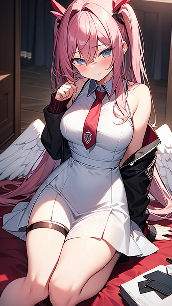 {{The lustful angel takes over the body of a high school girl and transforms the high school girl's face into that of an angel.}}, High school girl angel, (See-through:1.3),White Seraphim,Sailor suit, White Theme,, Sailor suit, View your viewers, Insanity, Disheveled long hair, Beautiful attention to detail,Hair shines,Elevation,Blue sailor collar, Firm breasts,A light smile,Partially, ((Intense vaginal sex with a man: 1.5)), Cowgirl Sex, NSFW
