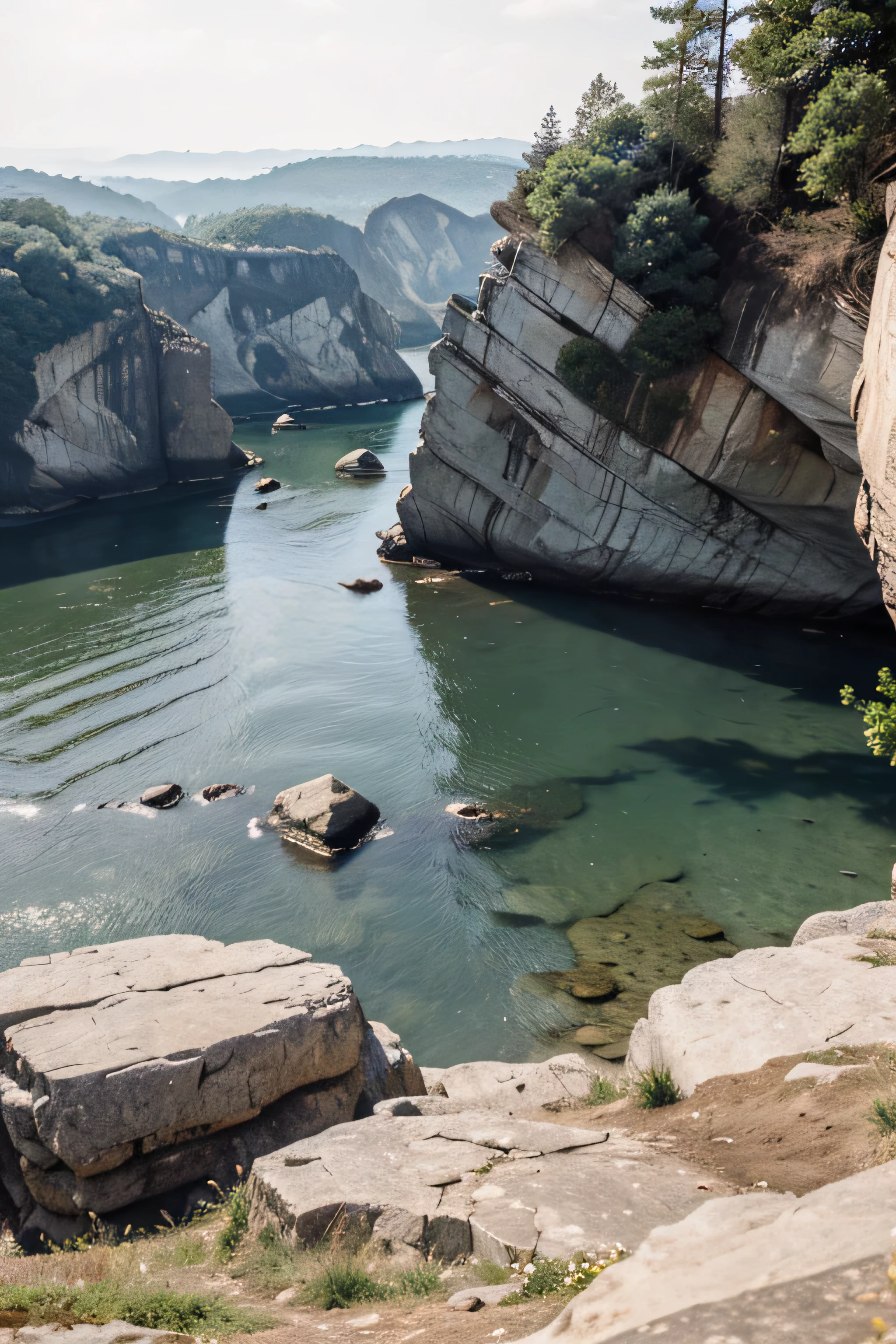 rock view background