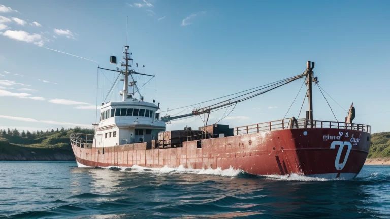 An old fishing vessel built in 1987 got a new look in just 14 days, thanks to a 40,000-ton floating dock!
