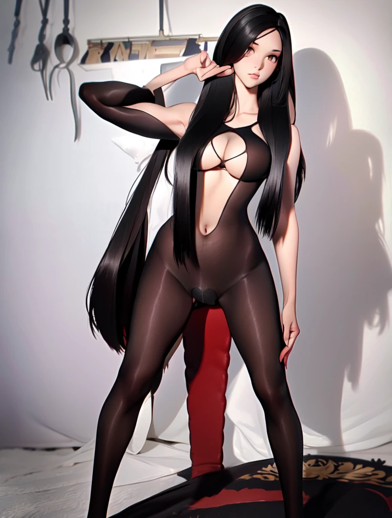 Extremely long hair Perfect anatomy 1 tall girl with curves only ((muscular)) sudadera con capucha leggings cuerpo tonificado, ((sthe highest qualit)) muy detallado, calidad 8k resolution