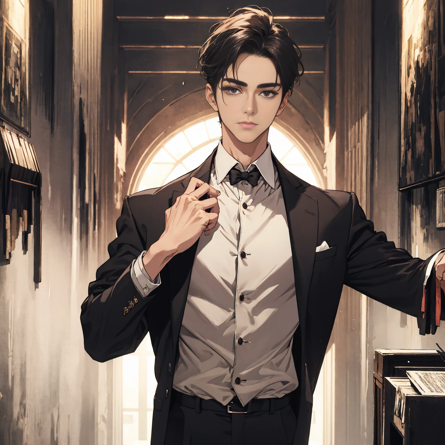 masterpiece,best quality,man,suit
