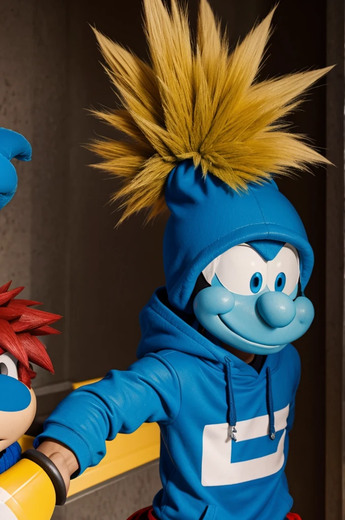 Bakugou x Smurf