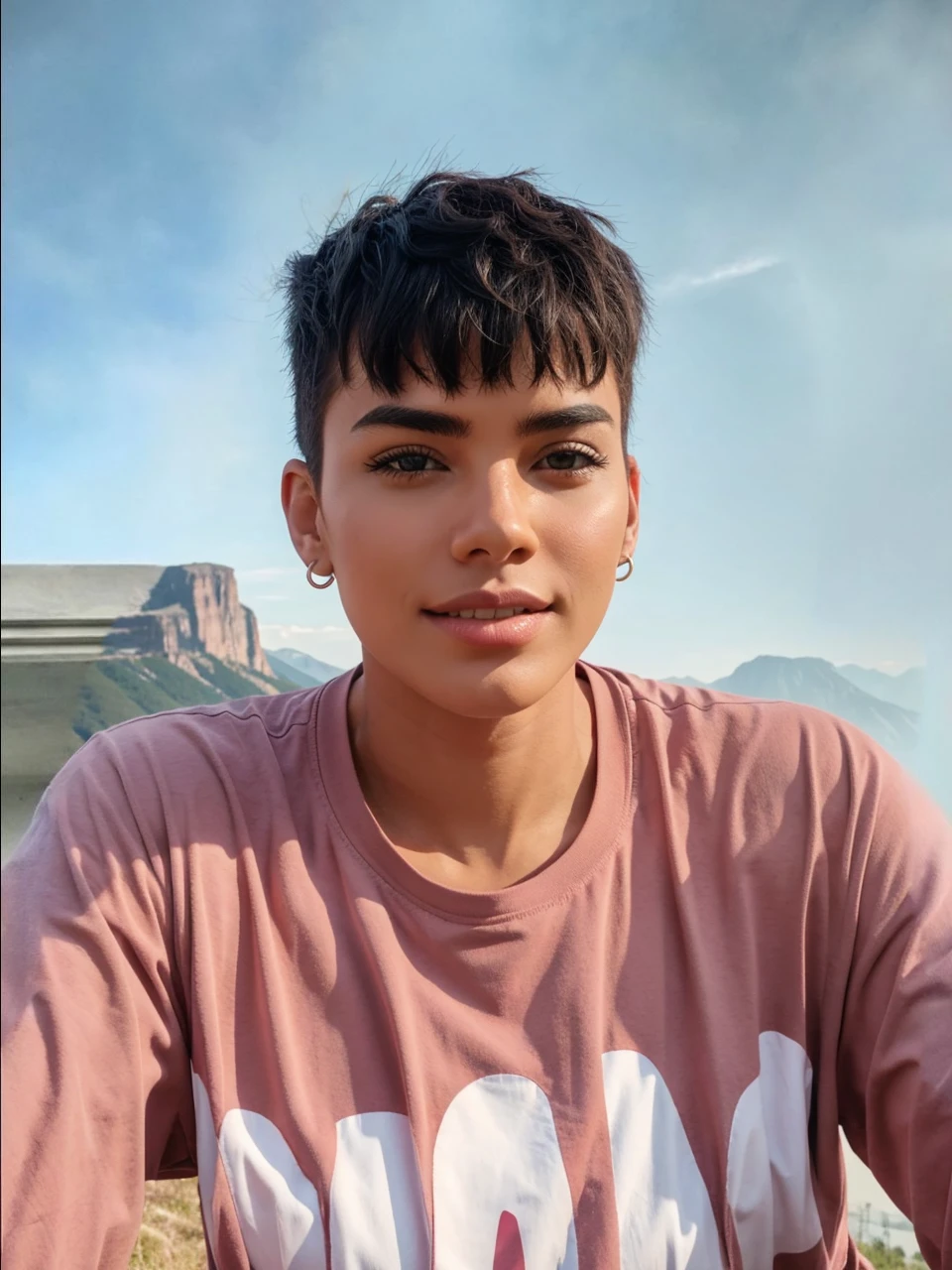 Background hills and mountains