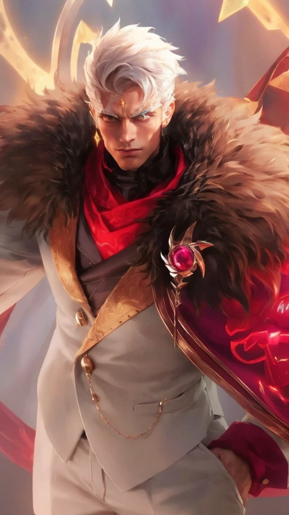 (Intricate Details, Masterpiece, Best Quality, High Resolution, 8k), (1man), (male:1.2), mature, dandy face, finely detailed eyes and face, toned body, masculine appeal, commanding presence, hot stud, bulging biceps and triceps, well-developed quadriceps and hamstrings, light skin, burgundy straight layered bangs hair, aquamarine eyes,  ornate details,  portrait, solo, half shot, looking down, detailed background, detailed face, (cogpunkai, cogpunk theme:1.1),  tech-mage,   [magic|technology], melding of spellcraft and advanced technology,  intricate [spellcasting clothes|mechanical gear], gear shaped glyphs,  ancient crystals,  [gears|ancient spell],  floating particles,  [innovative|enchanting] aura, high tech vehicle in background,   , finely detailed background, Depth of Field, VFX