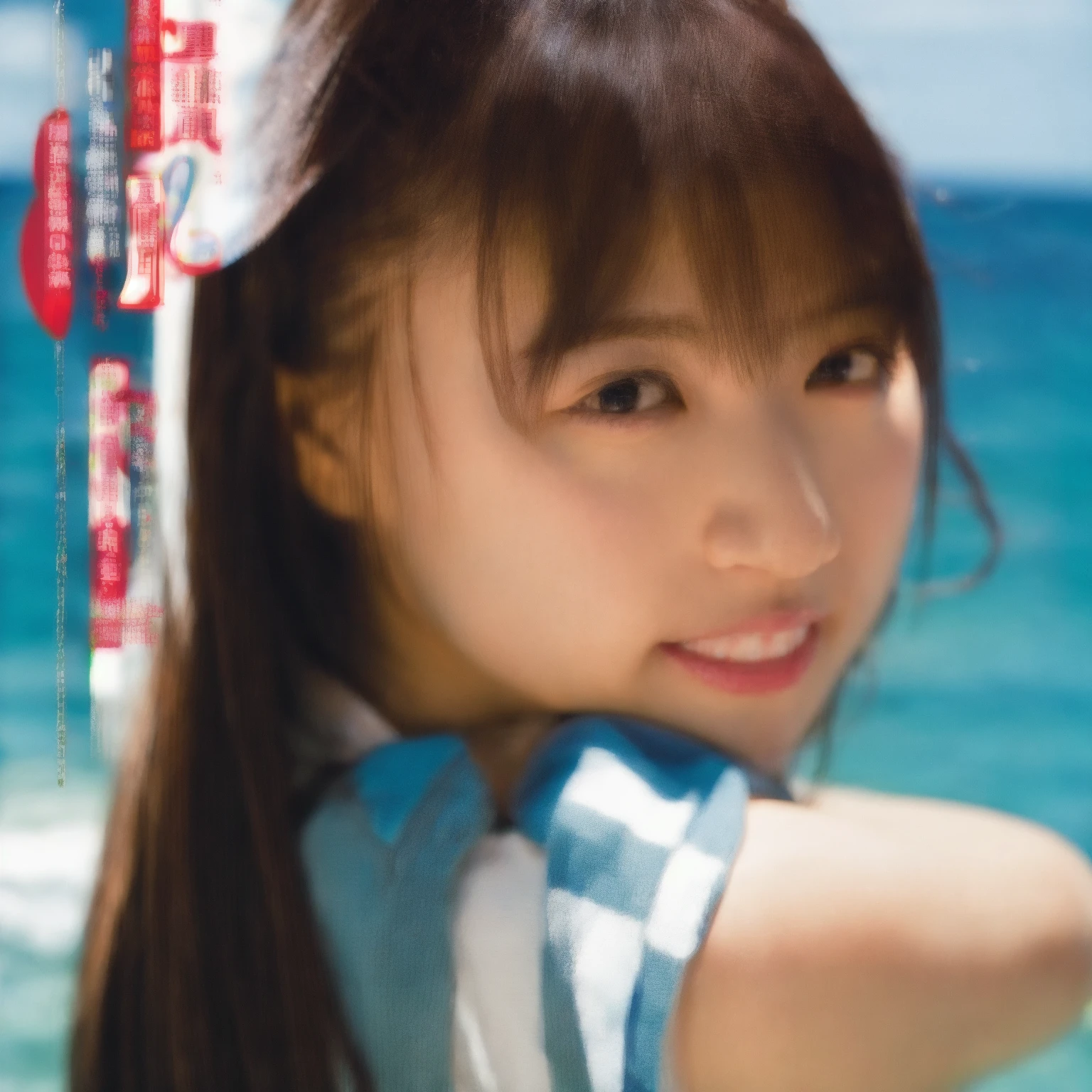 (傑作:1.3), 高解像度, 超詳細, 非常に詳細な CG ユニティ 8k 壁紙, 現実的, photo-現実的, RAW写真, 美しい細部までこだわった顔, 青白い肌, 現実的 glistening skin, 詳細な布の質感, 詳細な髪の質感, 完璧なボディ, 美しい顔, 正確な, 解剖学的に正しい, 非常に詳細な顔と肌の質感, 自然な首の長さ, (美しい手), (色白:1.2), 細い脚, 細い足, セクシーな太もも,
壊す,
細かい目, 左右対称の目, 明るい茶色の目, 二重まぶた, 細い眉毛, (光沢のある唇:1.4), (眠そうな顔:1.2), (赤面:1.1), 7つの頭の完璧なスタイル,
壊す,
(とてもかわいい女の子:1.3), (エレガントなストライプ柄のエロティックなビキニを着て:1.2),
(大きな胸:1.3), (硬い胸, 形の良い胸, 細身の体型:1.1), 引き締まった腹筋,
(濃い茶色の髪, ウェーブのかかった髪, ミディアムロングヘア:1.2), ((非対称の前髪:1.4)),
壊す,
((海に泳ぎに行く:1.4)),
((ハワイのワイキキで:1.2)), (上半身ショット:1.2), (正面から:1.3)