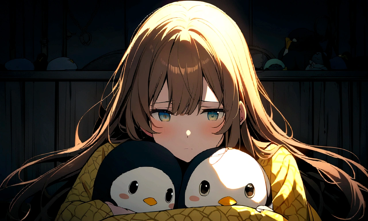 anime girl holding two penguins in her arms in a dark room, anime look of a beautiful girl, of the girls on the front line, cute anime, highest rated on pixiv, extremely cute anime girl face, personal, cute anime girl, today&#39;s featured anime yet, Frontline CG for Girls, best 4k konachan anime wallpaper, cute anime girl portraits