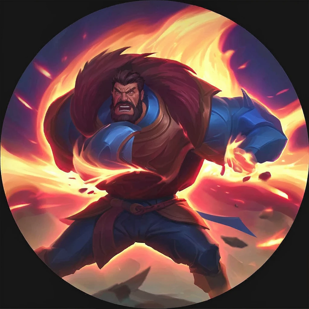 Icon of a character tearing and attacking himself
