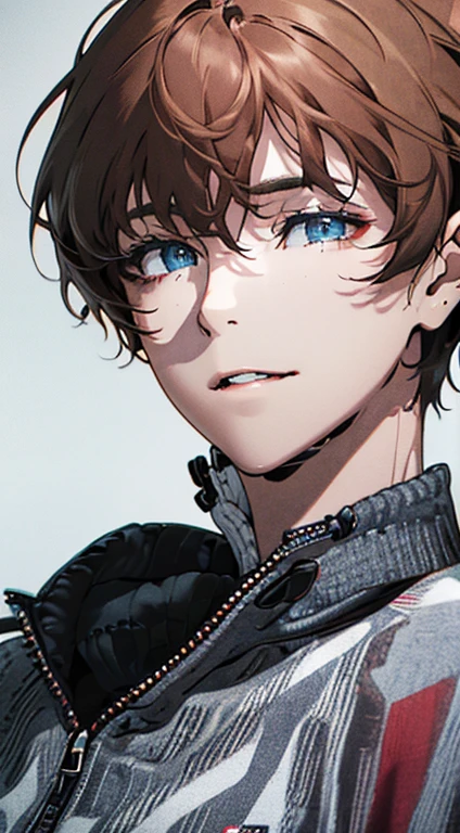 (best quality,4k,8k,highres,masterpiece:1.2),ultra-detailed,(realistic,photorealistic,photo-realistic:1.37),1 man,31 years old,mature man,very handsome,without expression,smile,short grey hair,blue eyes,penetrating gaze,perfect face without errors,imposing posture,businessman,office background,cinematic lighting,hdr image