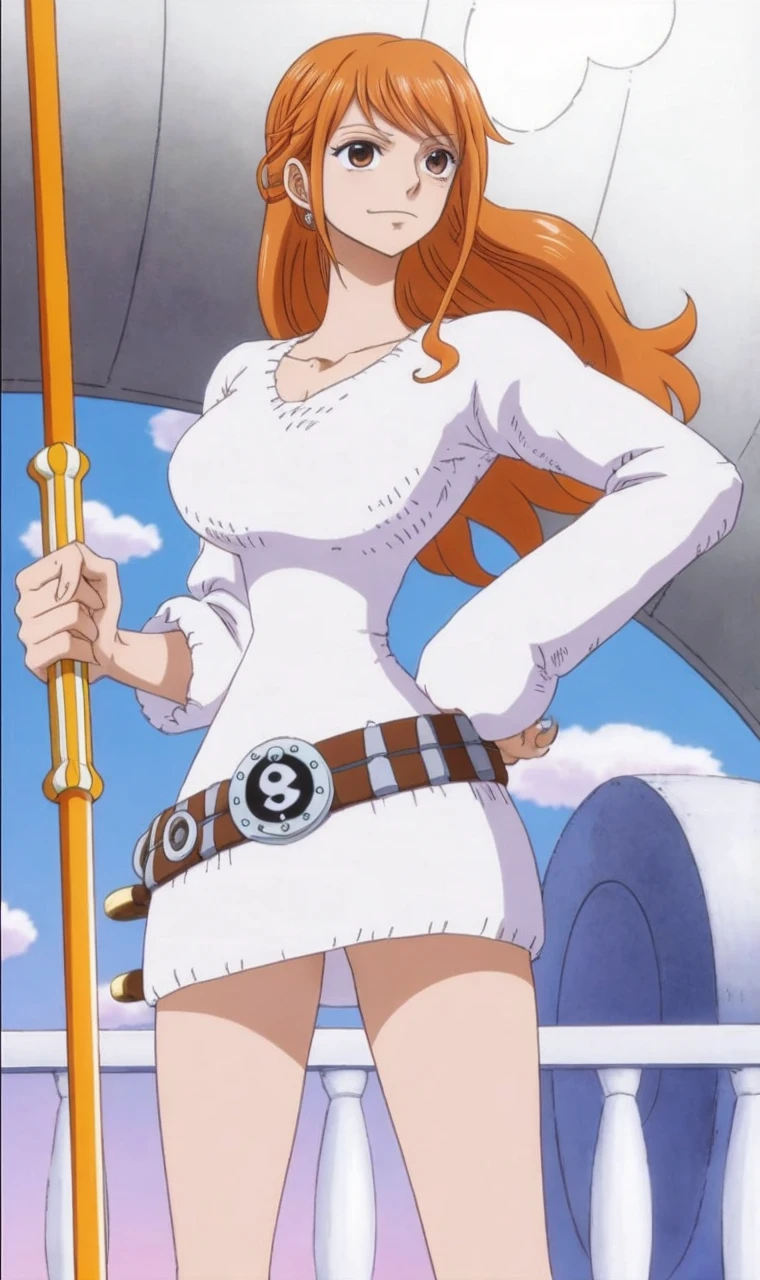 Nami from one piece make her nudes 