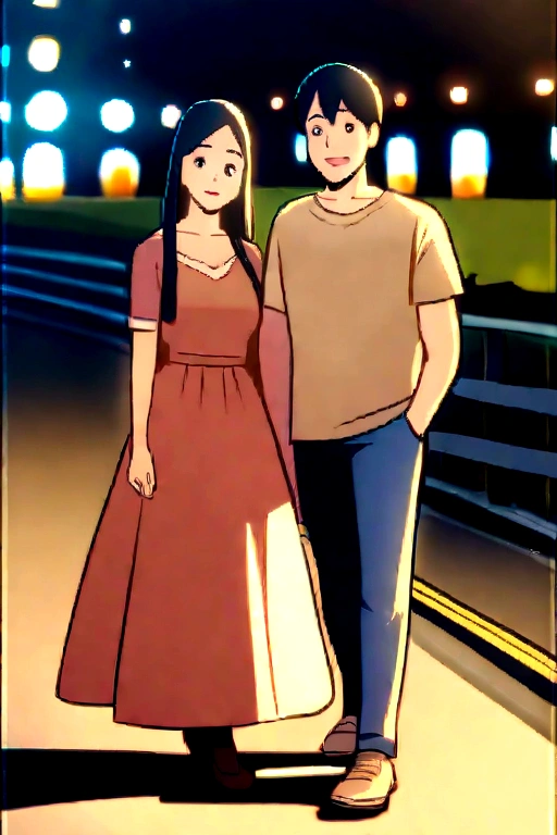 Generate a photo old young beautifull pour family on road for Indian money 