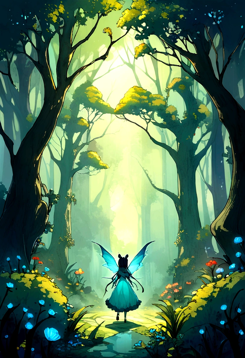 Tileset 32-bit 2D Magical Forest Theme