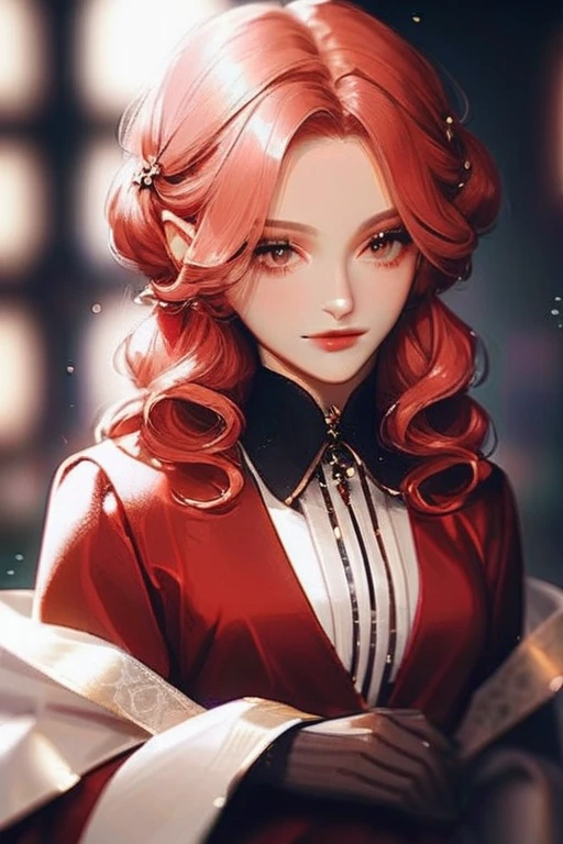 ((Лучшее качество)), ((шедевр)), (подробный), young girl with red hair 